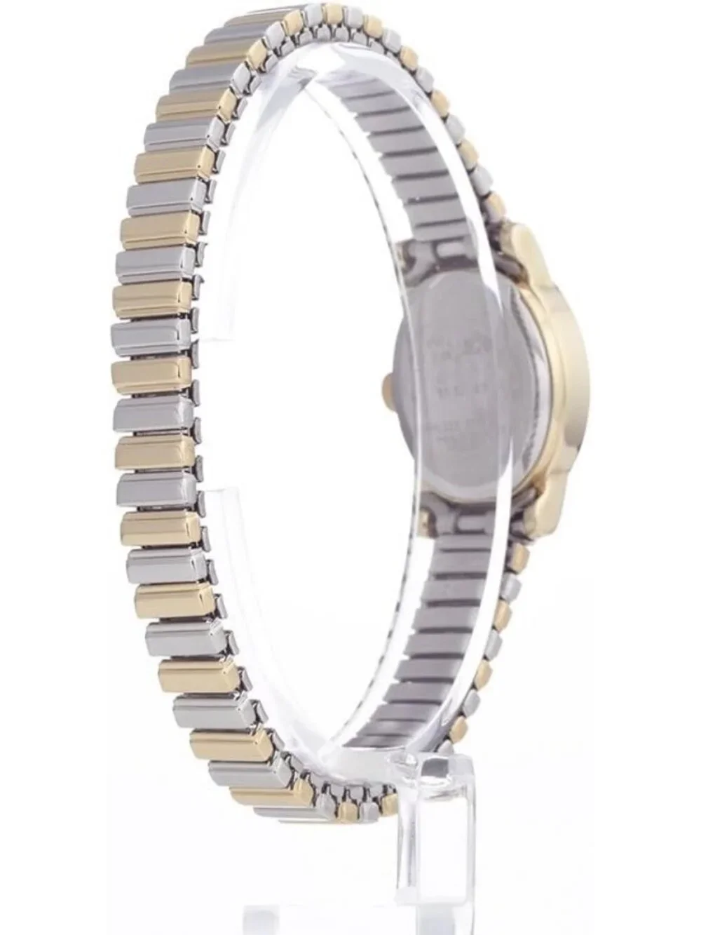 Women's Two Tone Silver Tone Crystal Dial Cavatina Classic Elegant Wrist Watch